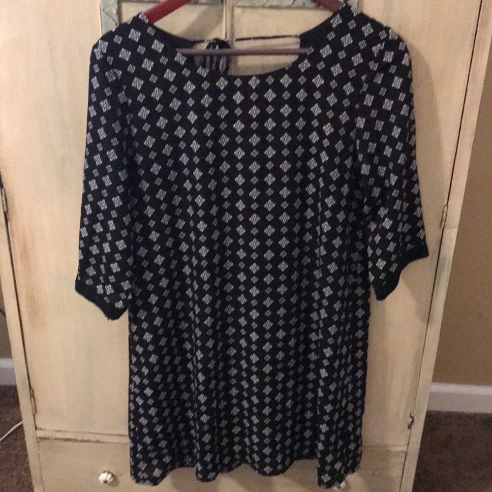 Black and white dress